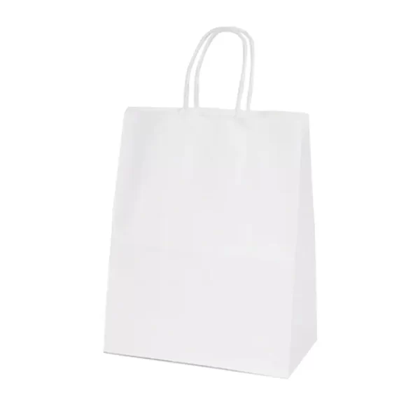 Custom Imprint Kraft Paper Bag with twisted handle (12) Paper Bag