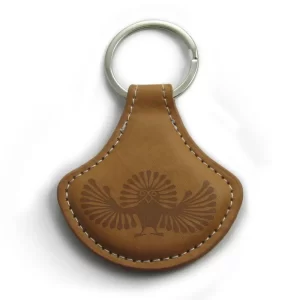 Metal / Leather Keyring 