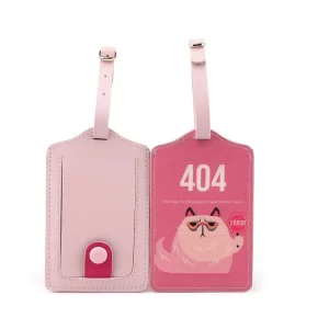 PU Leather Luggage Tag