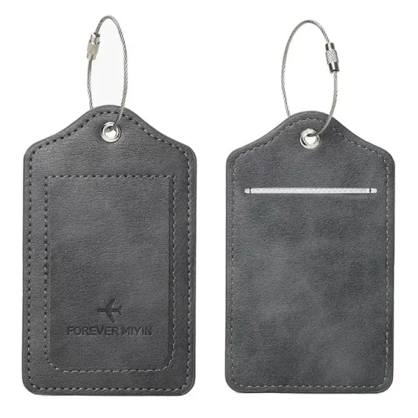 PU Leather Luggage Tag