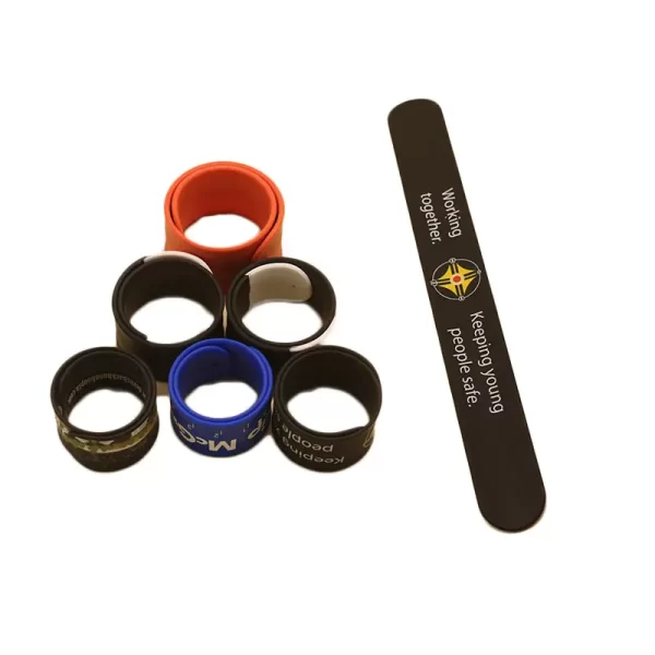 Silicon Slap Wristband (2) Slap PVC Wristband