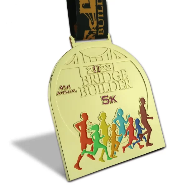Medal badge with lanyard 