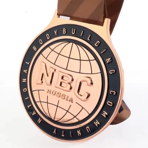 Medal badge with lanyard 