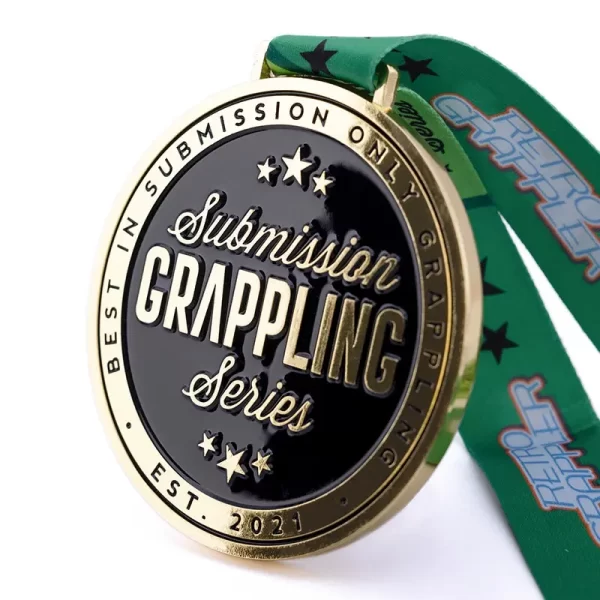 Medal badge with lanyard 
