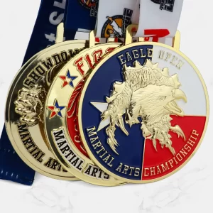 Medal badge with lanyard 