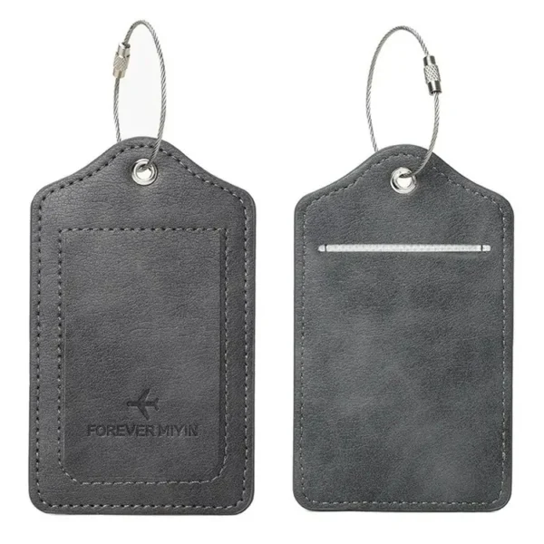 PU Leather Luggage Tag